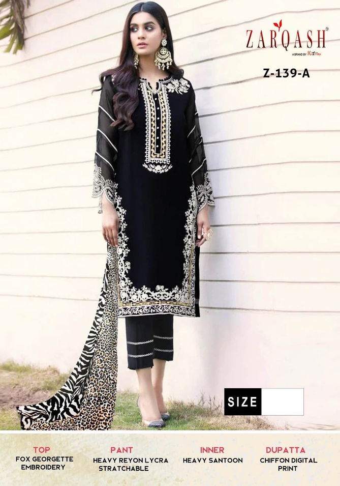 Z 139 By Zarqash Readymade Pakistani Suits Catalog
